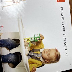 Stokke White Tray For Stokke Steps Baby Set Tray Only